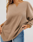 Round Neck Long Sleeve Sweatshirt