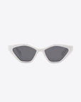 White Smoke Cat Eye Polycarbonate Sunglasses