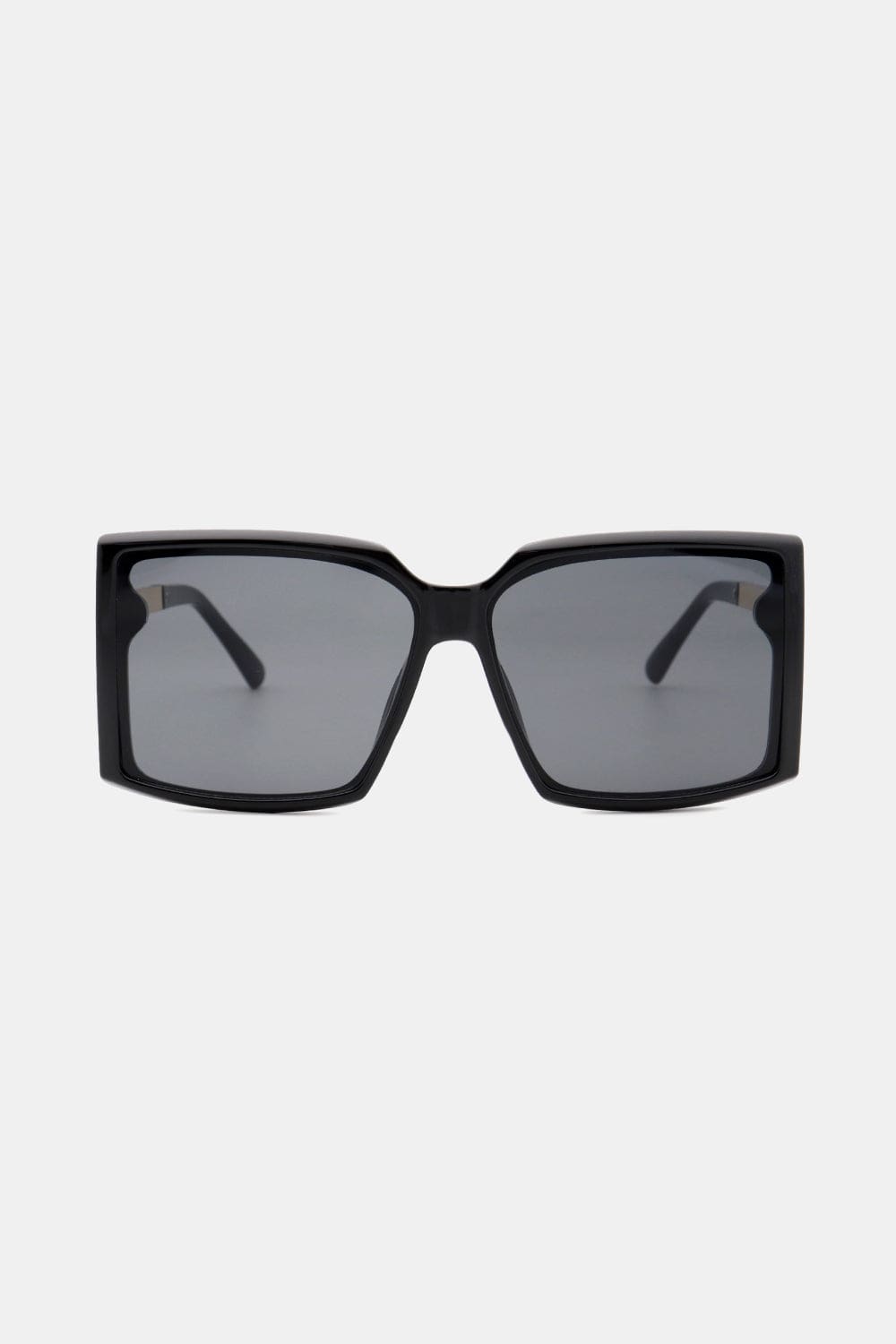 White Smoke Polycarbonate Frame Square Sunglasses