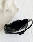 Light Gray PU Leather Shoulder Bag Sentient Beauty Fashions Apaparel & Accessories
