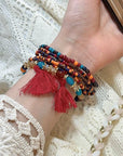 Tassel Rice Bead Bracelet