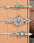 3 PCS/Set Artificial Turquoise Hair Pins