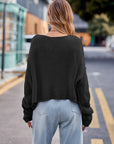 Round Neck Cable-Knit Sweater