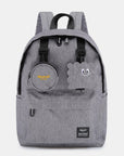 Himawari Waterproof Canvas Backpack Bag with Removable Coin Purse