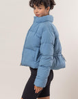 HYFVE Quilted Back Drawstring Puffer Jacket