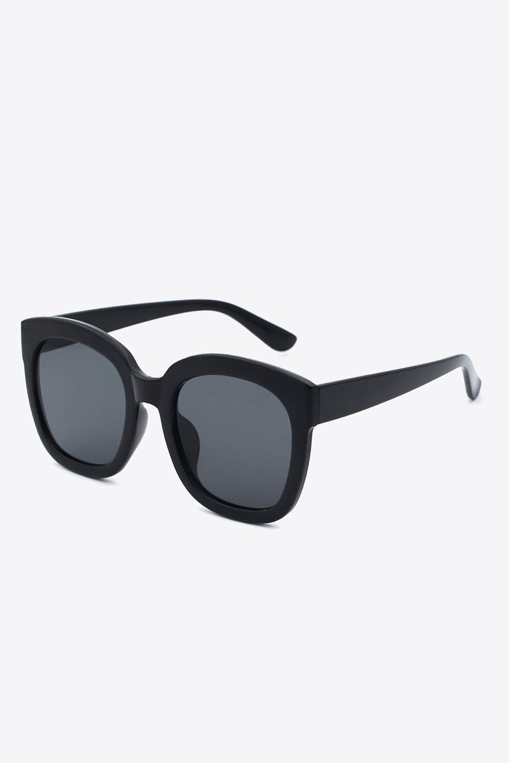 White Smoke Polycarbonate Frame Square Sunglasses