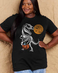 Simply Love Full Size Dinosaur Skeleton Graphic Cotton T-Shirt