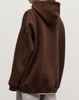 Pocketed Dropped Shoulder Long Sleeve Hoodie