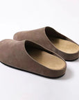 Suede Round Toe Slip-Ons