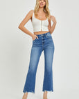 RISEN High Rise Straight Jeans