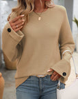 Mandy Round Neck Long Sleeve Sweater