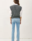 Be Cool Cable Knit V-Neck Sweater Vest