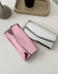 Gray PU Leather Small Wallet Sentient Beauty Fashions *Accessories