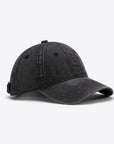 Dark Slate Gray Plain Adjustable Baseball Cap