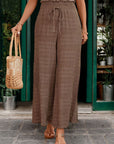 Perfee Tied Wide Leg Pants