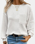 Mandy Round Neck Long Sleeve T-Shirt