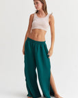 HYFVE Wide-Leg Side Zipper Sweatpants