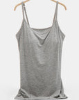 Lavender Scoop Neck Adjustable Strap Cami