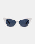 White Smoke Acetate Lens Cat Eye Sunglasses