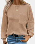 Mandy Round Neck Long Sleeve T-Shirt