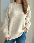 Round Neck Long Sleeve Sweater