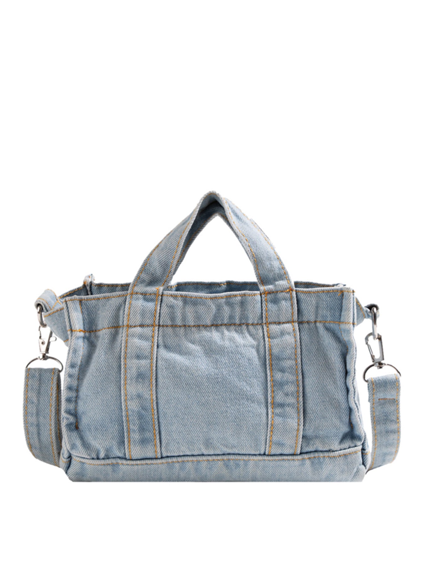 Light Slate Gray Denim Shoulder Bag Sentient Beauty Fashions Apparel & Accessories