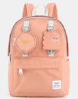 Himawari Waterproof Canvas Backpack Bag with Removable Coin Purse