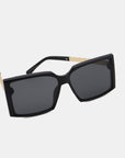 Dark Slate Gray Polycarbonate Frame Square Sunglasses