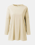 Full Size Round Neck Long Sleeve T-Shirt