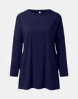 Full Size Round Neck Long Sleeve T-Shirt