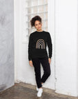 Light Gray Be The Rainbow Sentient Beauty Fashions Printed Sweater