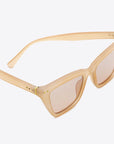 White Smoke UV400 Polycarbonate Frame Sunglasses Sentient Beauty Fashions Apparel & Accessories