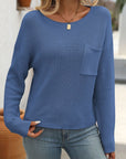 Mandy Round Neck Long Sleeve Sweater