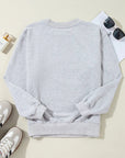 Round Neck Long Sleeve Sweatshirt