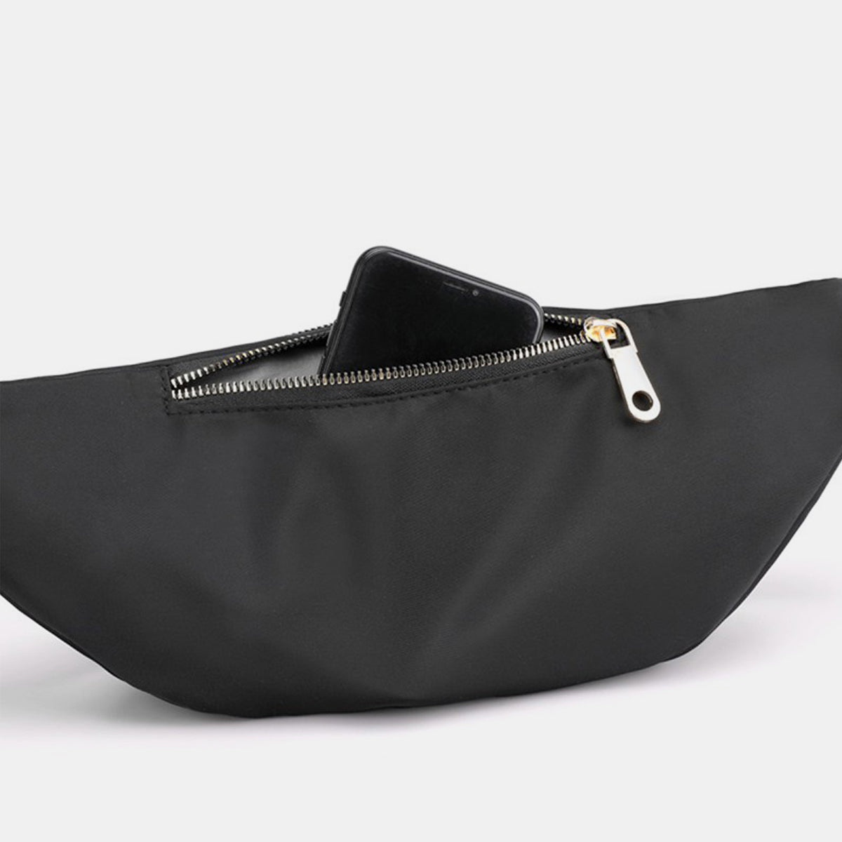 Dark Slate Gray Zenana Quilted Multi Pocket Waist Belt Bag Sentient Beauty Fashions *Accessories