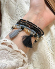 Tassel Rice Bead Bracelet