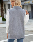 Cable Knit V-Neck Sweater Vest