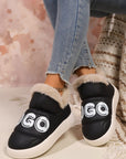 Letter Thermal Platform Slip-On Boots