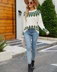 Round Neck Long Sleeve Sweater