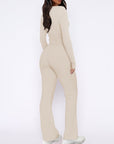 V-Neck Long Sleeve Top and Pants Set