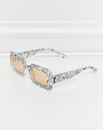 Lavender Tortoiseshell Rectangle Polycarbonate Sunglasses Sentient Beauty Fashions *Accessories