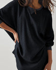 Round Neck Long Sleeve Sweatshirt