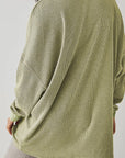 Round Neck Long Sleeve Sweatshirt