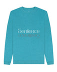 Light Sea Green Do! Sentience Unisex Collection Sentient Beauty Fashions Recycled Printed Sweater