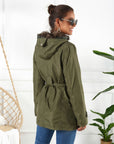 Ivy Lane Full Size Hooded Jacket with Detachable Liner (Three-Way Wear)