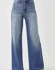 Risen Full Size High Rise Wide Leg Jeans