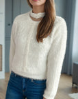 Cutout Knot Button Long Sleeve Cardigan