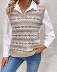 Perfee V-Neck Sweater Vest