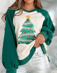 Christmas Tree Long Sleeve Sweatshirt