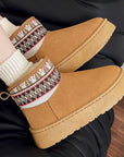 Thermal Suede Platform Boots